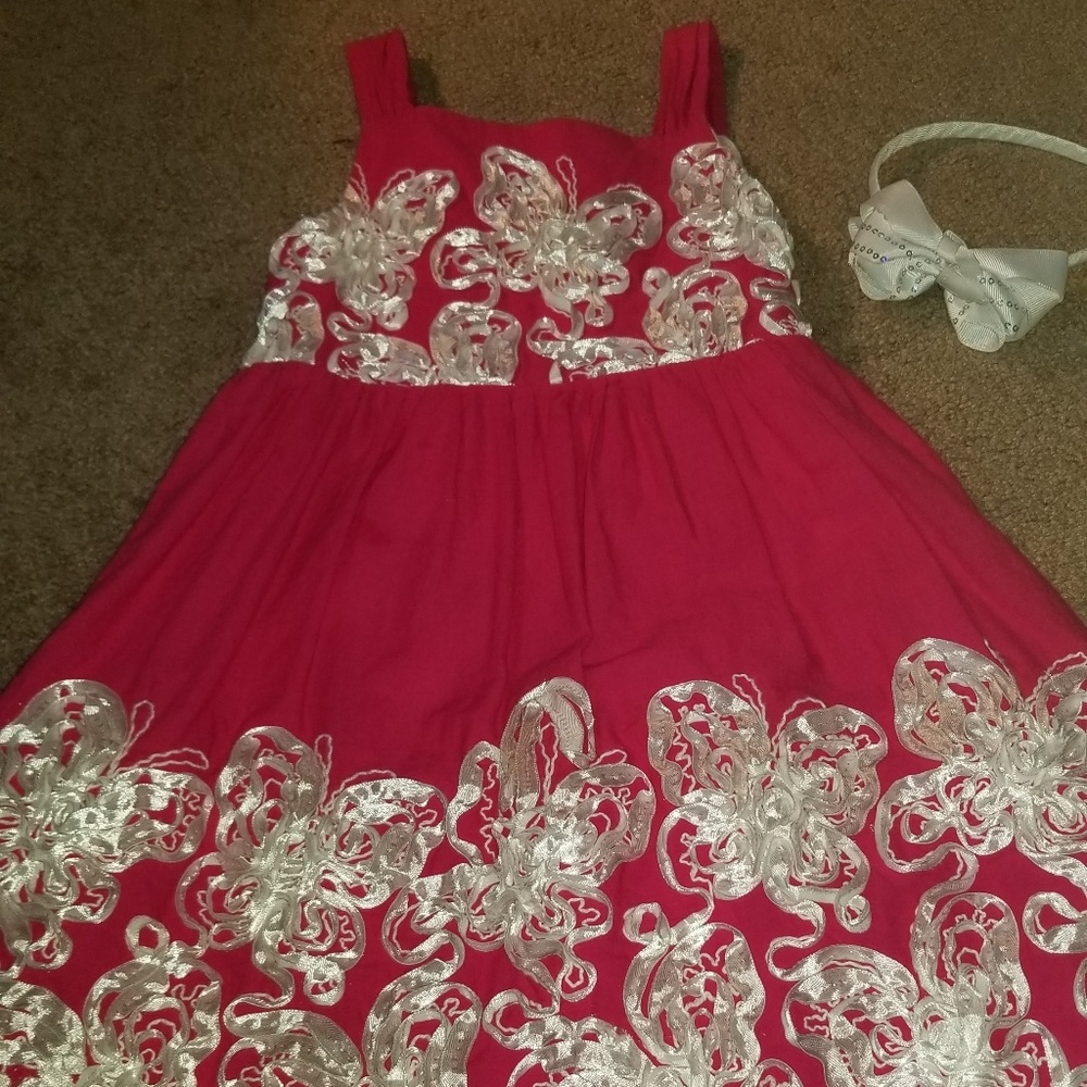 Toddler girls butterfly dress